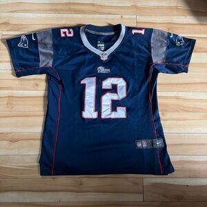 Nike Tom Brady 12 New England Patriots On Field NFL Football Jersey Size Medium